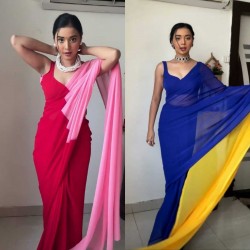 Roki Or rani fame alia bhatt most stylish ready to wear saree